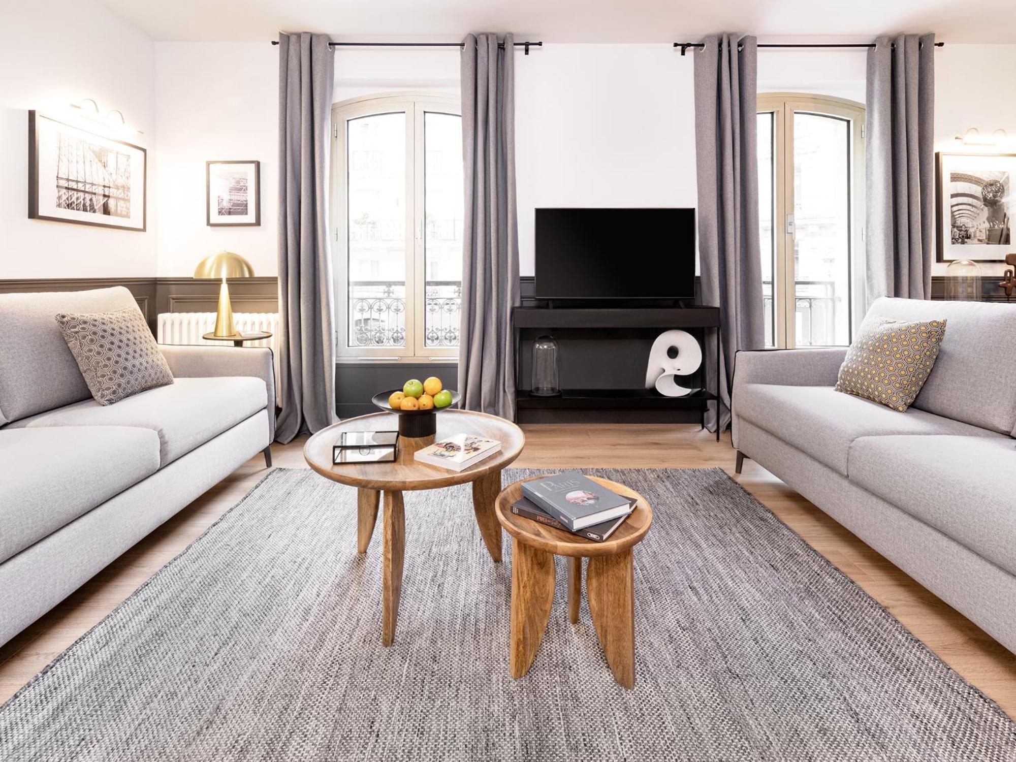 Livinparis - Luxury A/c 3 Bedrooms Opera Iii Appartement Parijs