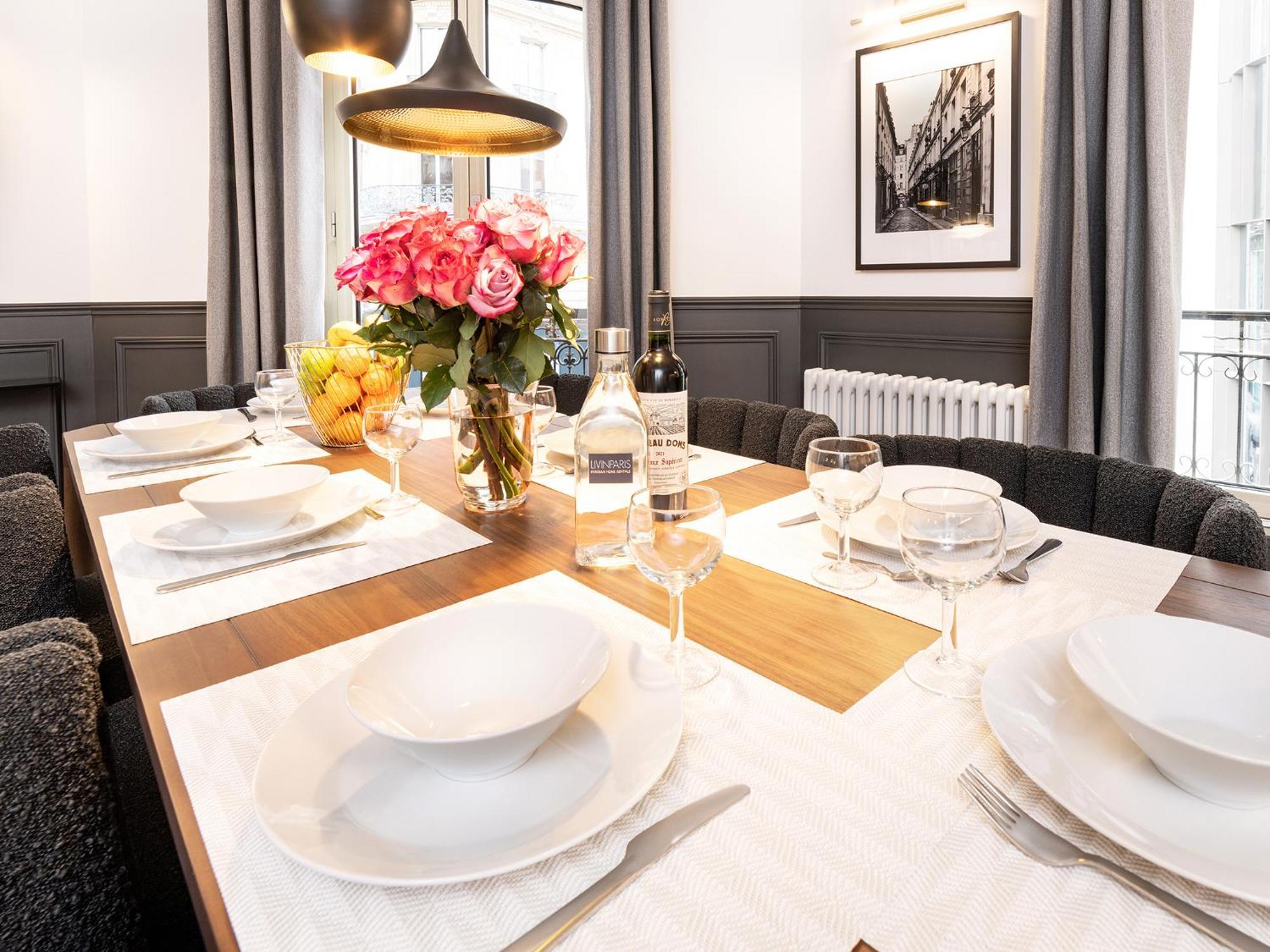 Livinparis - Luxury A/c 3 Bedrooms Opera Iii Appartement Parijs